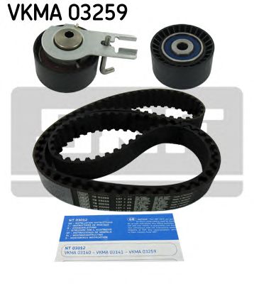 VKMA 03259 SKF Комплект ГРМ (ремінь + ролик)1